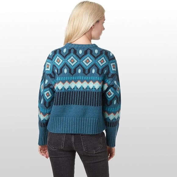 Kari Traa Molster Knit Sweater Ocean Blue XS - Picture 3 of 4